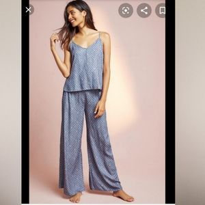 Nwt Anthropologie Floreat camisole pajamas set